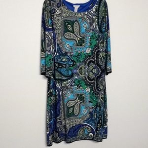 Chico's Paisley Print Dress